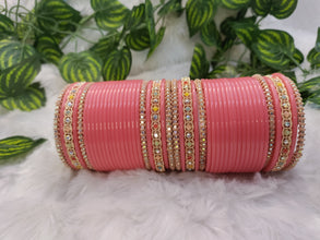 Light Gajari Chuda with MultiColour & Spring Kadas