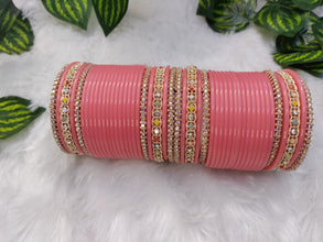 Light Gajari Chuda with MultiColour & Spring Kadas