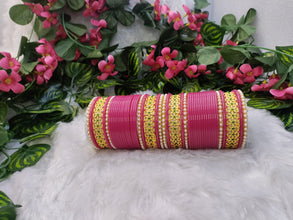 Rani Chuda with Golden & Pearl Kada