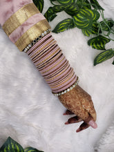 Faded Pink Bangle Set
