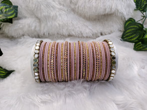 Faded Pink Bangle Set