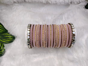 Faded Pink Bangle Set
