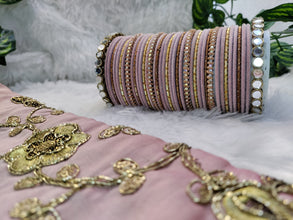 Faded Pink Bangle Set