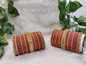 Royal Red Bangle Set