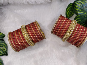 Royal Red Bangle Set
