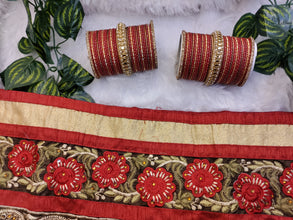 Royal Red Bangle Set