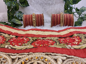 Royal Red Bangle Set