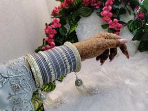 Silver Grey Latkan Set