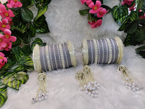 Silver Grey Latkan Set