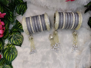 Silver Grey Latkan Set