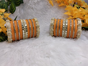 Premium Haldi Kundan Mirror Set