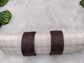 Dotted Metal Bangles