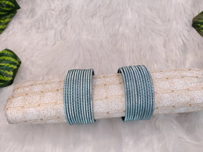 Glazed Metal Bangles