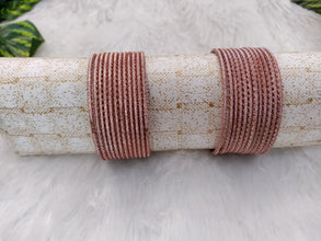 Glazed Metal Bangles