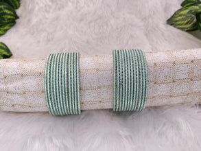 Glazed Metal Bangles
