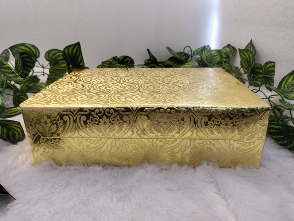 Golden Bangle Box (3 Section)