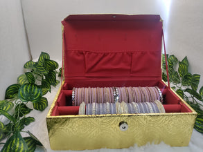 Golden Bangle Box (2 Section)