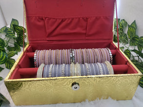 Golden Bangle Box (2 Section)