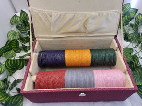 Magenta Bangle Box(2 Section)